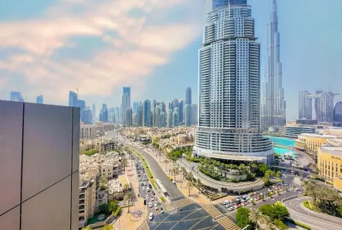 Burjkhalifa & fountain view