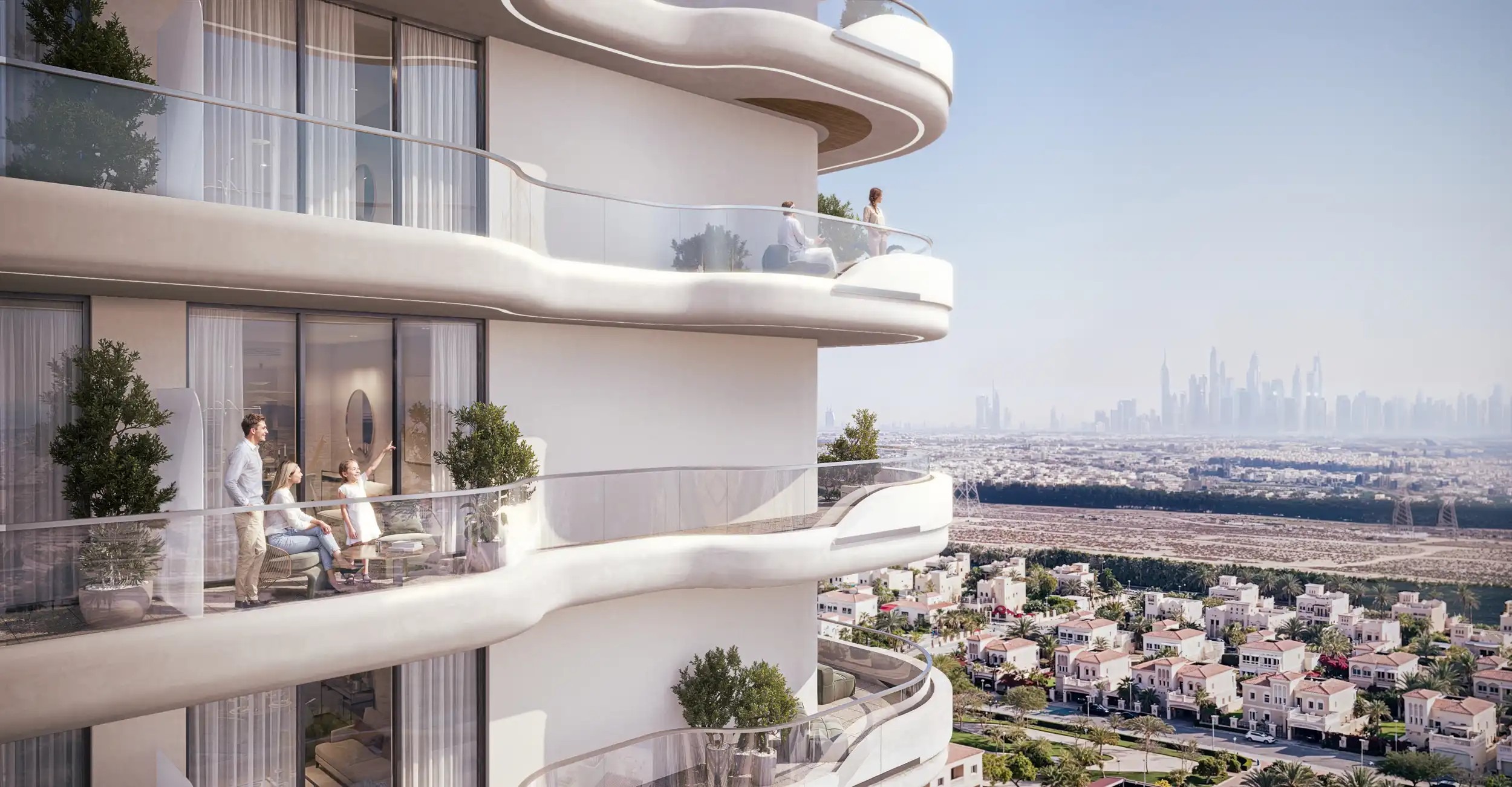 2BR Type D | Floor 9 | Villa / JVR view